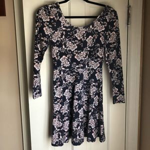 Floral Long Sleeve Dress